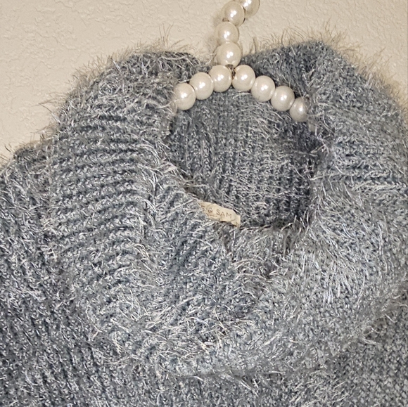 Kate &  Sam Flurry green turtleneck Sweater Size Large - Picture 4 of 6